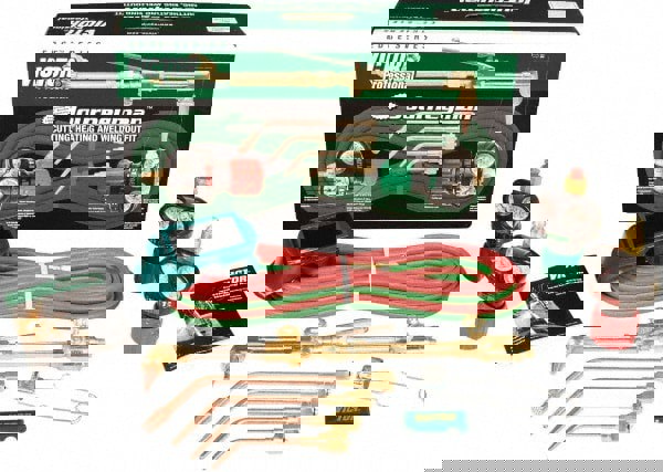 3/4 Inch Cutting Capacity, 80CFH 117600BTU Max Heating Capacity, 1/2 Inch Welding Capacity, Oxygen and Acetylene Torch Kit